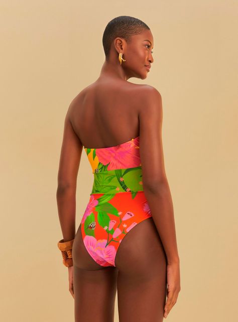 Traje de Baño Flores-1