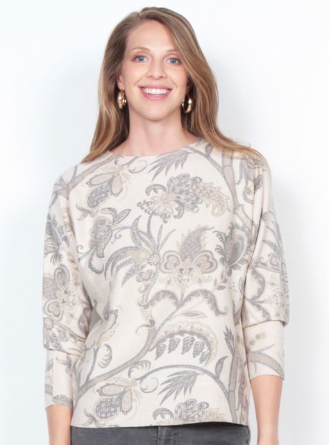 Sweater Manga Larga Sublimado Escote Redondo-0