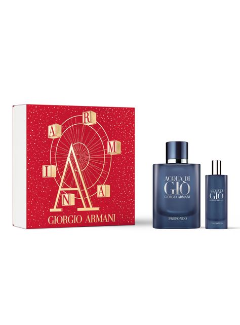 Set Perfumes Acqua Di Gio Profondo EDP Hombre 75 ml + 15 ml-1