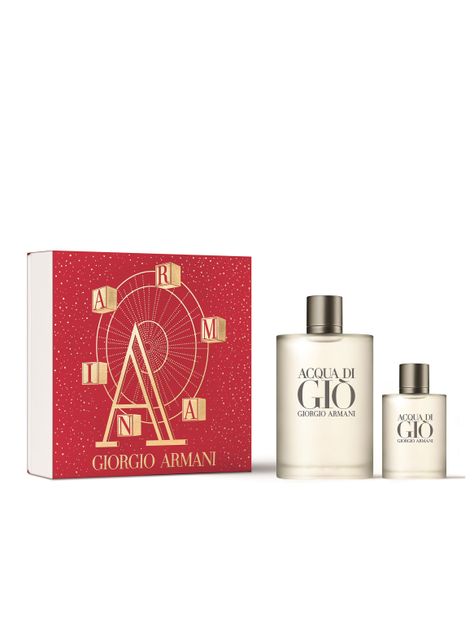 Set Perfume Acqua Di Gio EDT Hombre 200 ml + 30 ml-1
