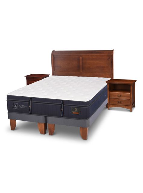 Cama Europea Grand Premium 2 Plazas Base Dividida Miro-0