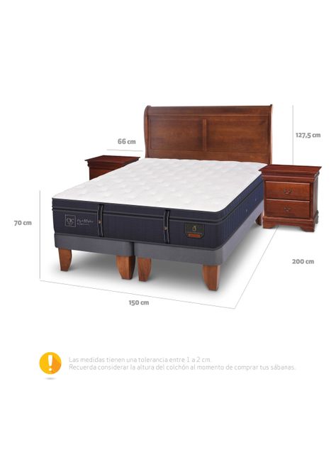 Cama Europea Grand Premium King Miro-1