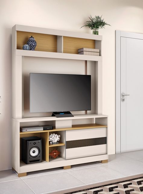 Centro Entretención Opus Avellana Beige-4