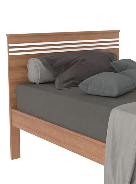 Cama Tradicional 1 Plaza MDP Diseño L. Horizontal-2