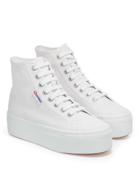 Zapatilla Urbana White 2708 Hi Top Mujer-0