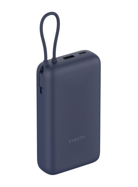 Batería Portátil 20000mAh 33W Cable Integrado Azul-2