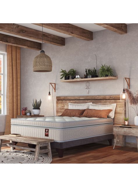 Cama Europea Maximo Cobre King + 2 Almohadas Royal-4