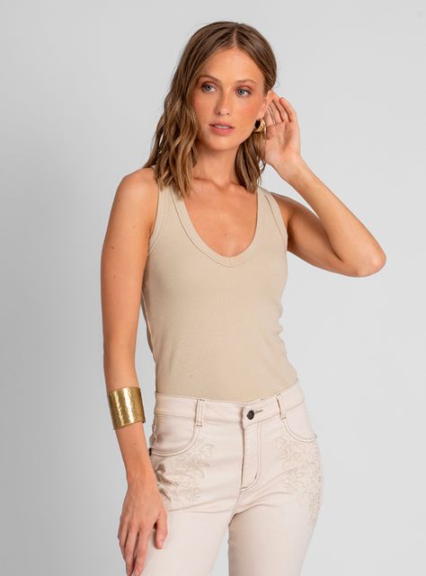 Polera Maru V Beige-2