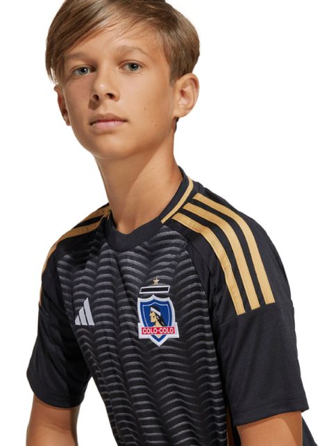 Camiseta Fútbol Juvenial Visita Colo Colo-3