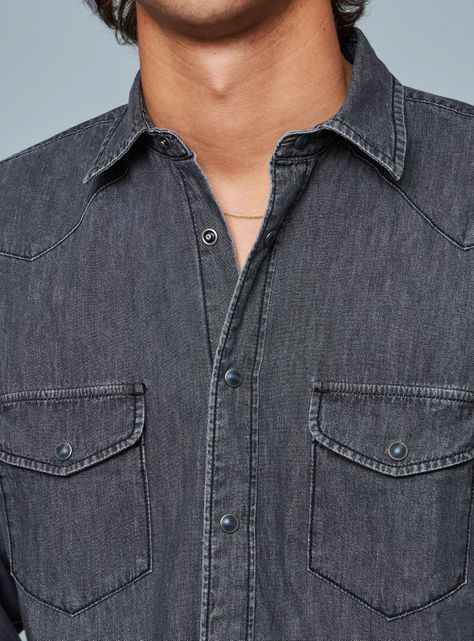Camisa Denim Casual Bolsillo-2