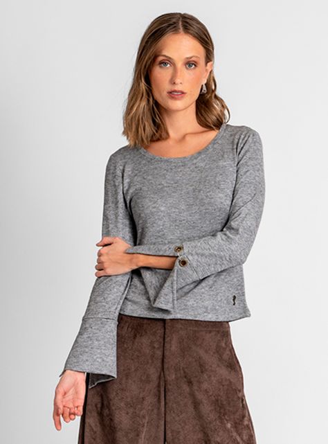 Polera Helen Gris-0
