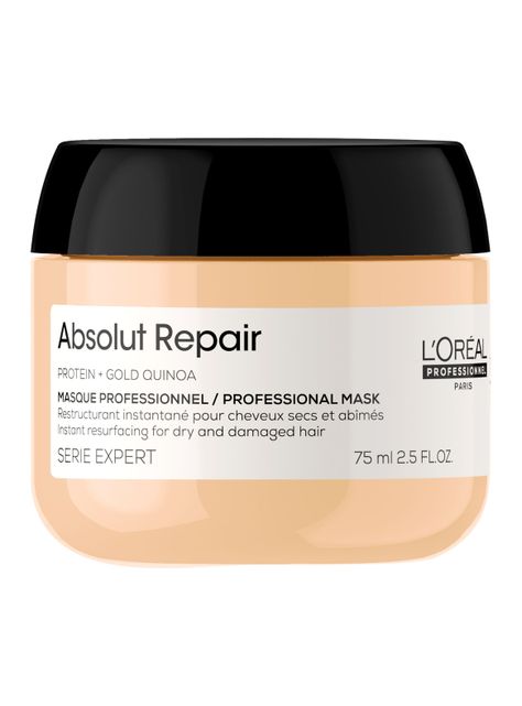 Set Reparación Cabello Dañado Absolut Repair Shampoo 300ml + Máscara 75ml + Aceite 10 en 1 30ml Serie Expert-2
