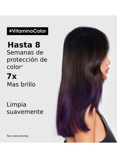 Set Cuidado del Color Cabello Teñido Vitamino Color Shampoo 300ml + Máscara 75ml + Aceite 10 en 1 Absolut Repair 30ml Serie Expert-4