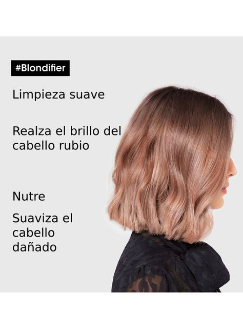 Set Cuidado del Color Cabello Rubio Blondifier Shampoo 300ml + Máscara Vitamino Color 75ml + Aceite 10 en 1 Absolut Repair 30ml Serie Expert-4