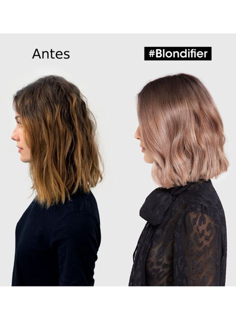 Set Cuidado del Color Cabello Rubio Blondifier Shampoo 300ml + Máscara Vitamino Color 75ml + Aceite 10 en 1 Absolut Repair 30ml Serie Expert-5