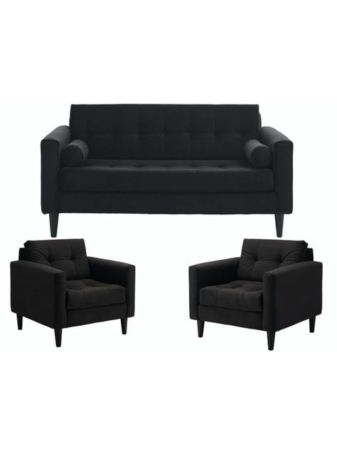 Juego Retro 3C + 2 Sillones Felpa-0