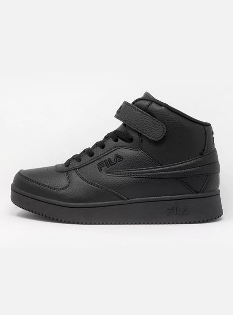 Zapatilla Urbana Black A-High Caña y Velcro Hombre-1