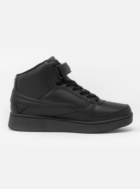 Zapatilla Urbana Black A-High Caña y Velcro Hombre-0