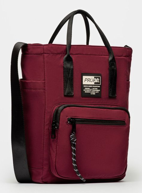 Bolso al Hombro Forest en Nylon Rojo-1