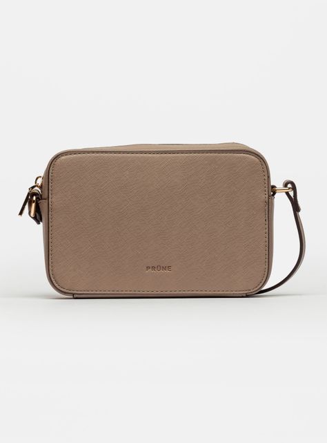 Bandolera Mini Bag Lane Zaffiano Café-0