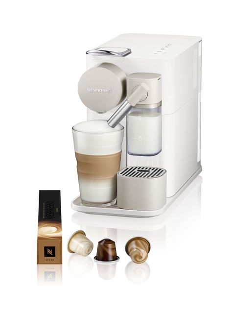 Cafetera de Cápsulas Nespresso Lattissima One White-0