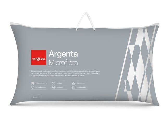 Almohada King Microfibra Argenta 50 x 90 cm-0