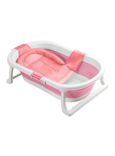 Bañera de Bebe Jelly Hamaca Rosada Bebesit-0
