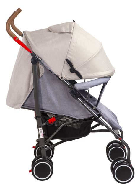 Coche Paragua Clap Melange Beige Bebesit-2