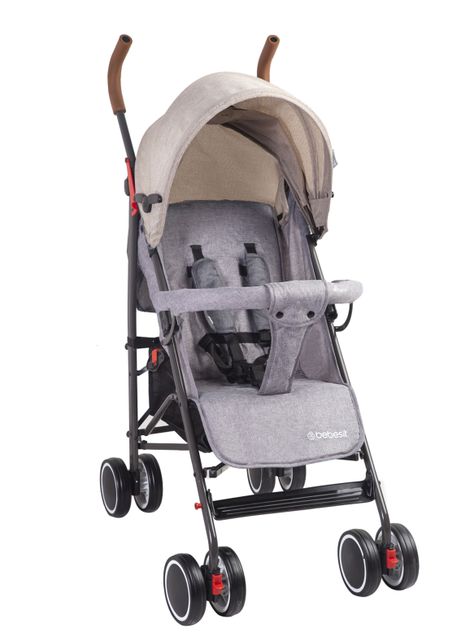 Coche Paragua Clap Melange Beige Bebesit-0