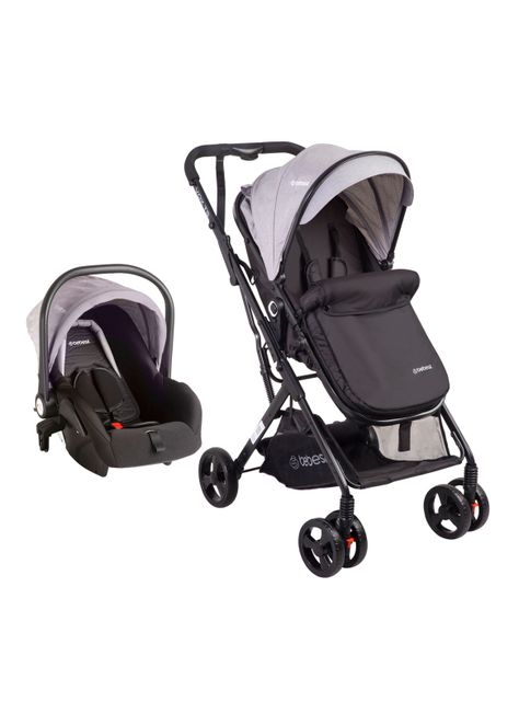 Coche Travel System Vox Gris Bebesit-0