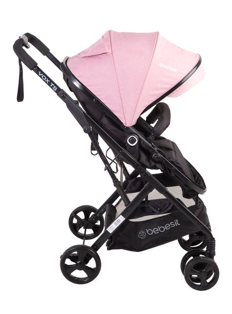 Coche Travel System Vox Rosado Bebesit-1