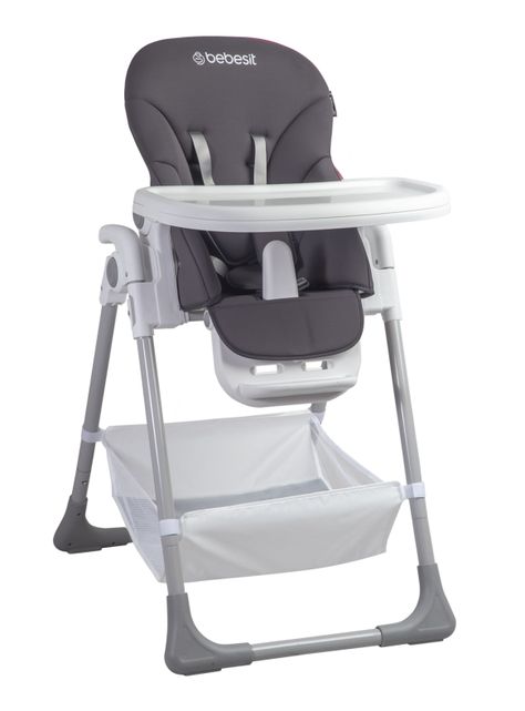 Silla de Comer Desmontable Snack LX Gris Bebesit-4