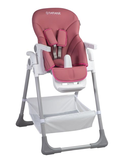 Silla de Comer Desmontable Snack LX Rosada Bebesit-0