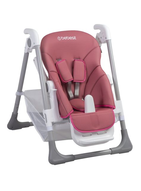 Silla de Comer Desmontable Snack LX Rosada Bebesit-2