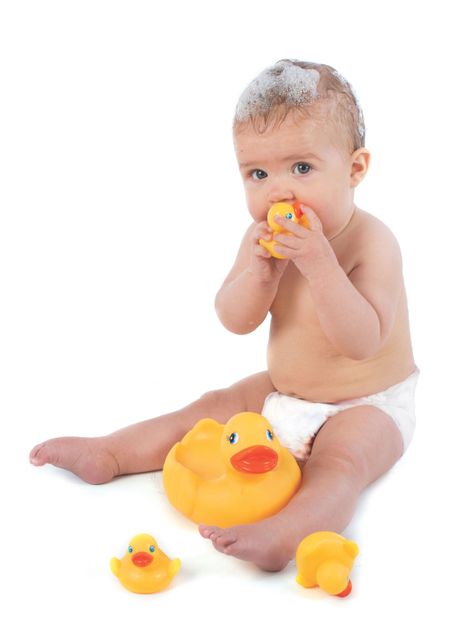 Familia Playgro de Patitos Bath Duckie Family-2