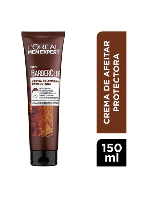 Crema Men Expert de Afeitar Barber Club 150 ml L'Oréal-0