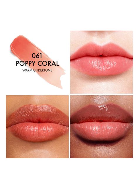 Dior Addict Lip Glow 061 Poppy Coral Subtono Cálido 3.20g-2