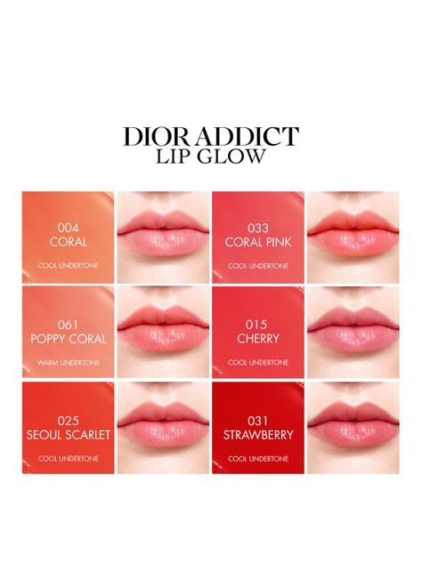 Dior Addict Lip Glow 061 Poppy Coral Subtono Cálido 3.20g-4