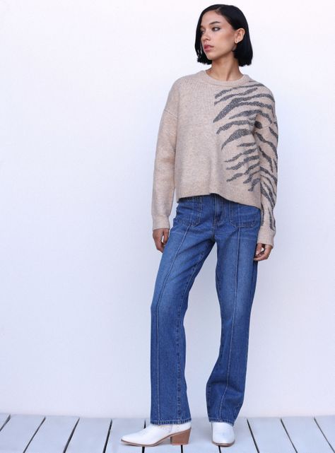 Sweater Diseño Tejido con Lurex-3