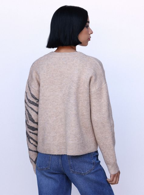 Sweater Diseño Tejido con Lurex-1