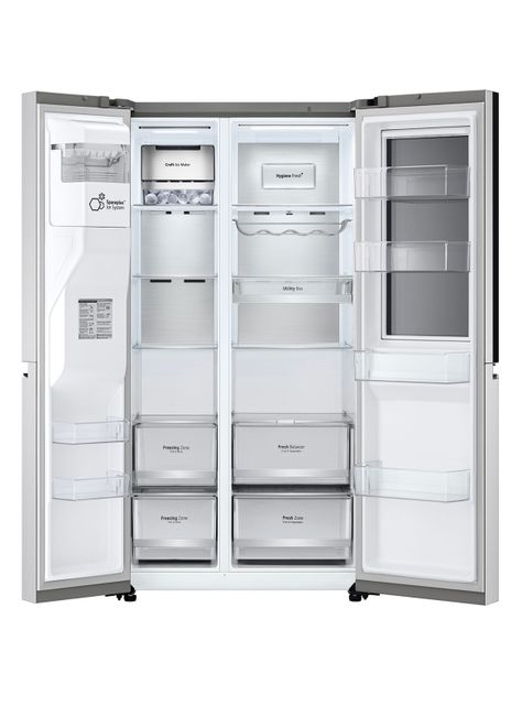 Refrigerador Side by Side No Frost 598 Litros GS66SXNC Instaview-2