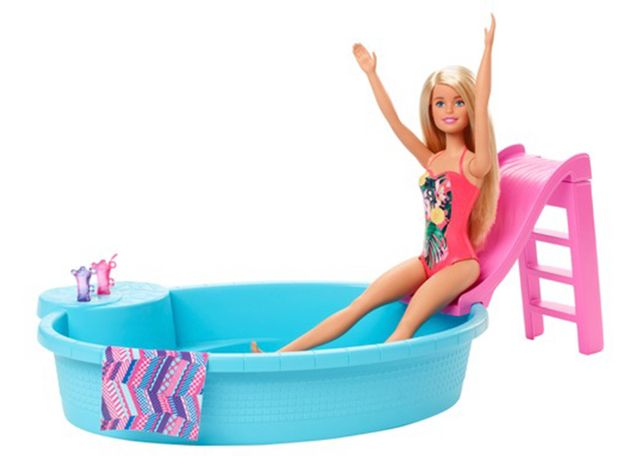 Muñeca Barbie Piscina Glam-2
