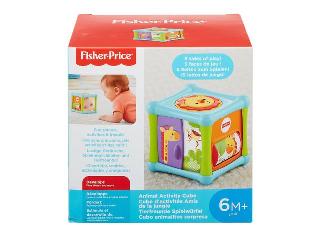 Juguete de Aprendizaje Cubo Animalitos Divertidos Fisher Price-2