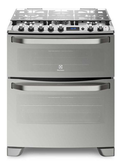 Cocina a Gas 5 Quemadores 76DXA Inox-0