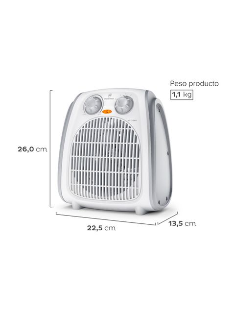 Termoventilador 1800W TV300 Blanco-1