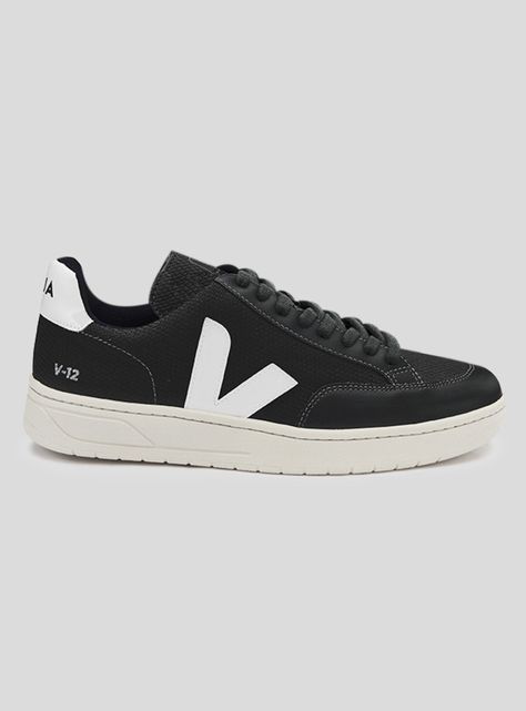 Zapatilla Urbana Veja Mujer V-12 Negro-0