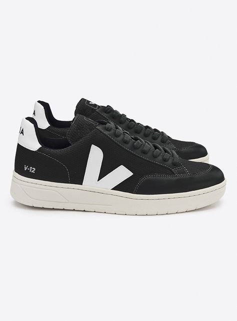 Zapatilla Urbana Veja Mujer V-12 Negro-1