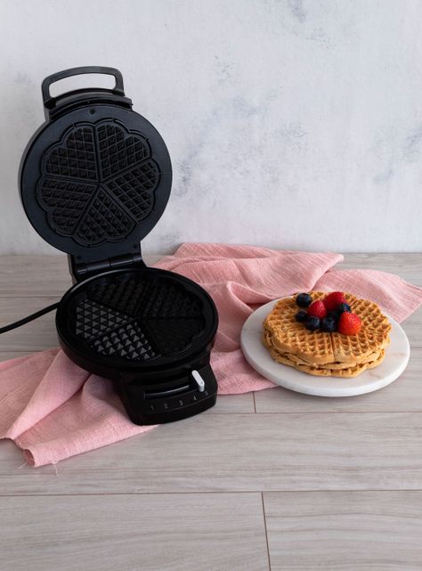 Máquina Waffle Corazón BWC078 Negro-4