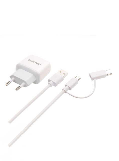 Cargador 2 en 1 de 12W con Cable USB Dual-1