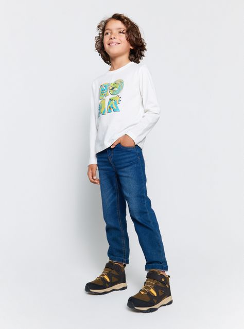 Zapatilla Outdoor con Caña Tellus Niño-0